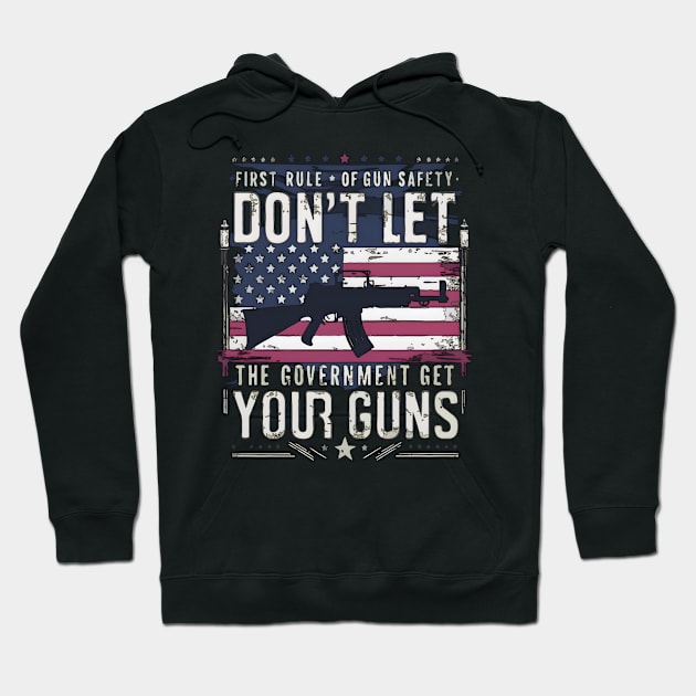 First Rule of Gun Safety gun rights supporters Hoodie by TopTees